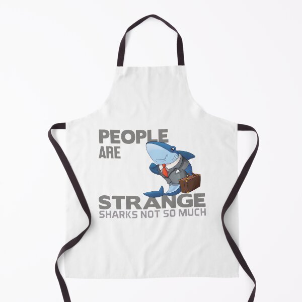 Item preview, People Are Strange, Sharks Not So Much - Unique Ocean and Human Contrast Design designed and sold by SimoStore.