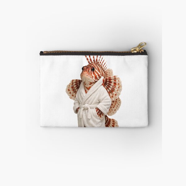 Item preview, Red Lionfish Fluffy Bathrobe designed and sold by Sillytoe.