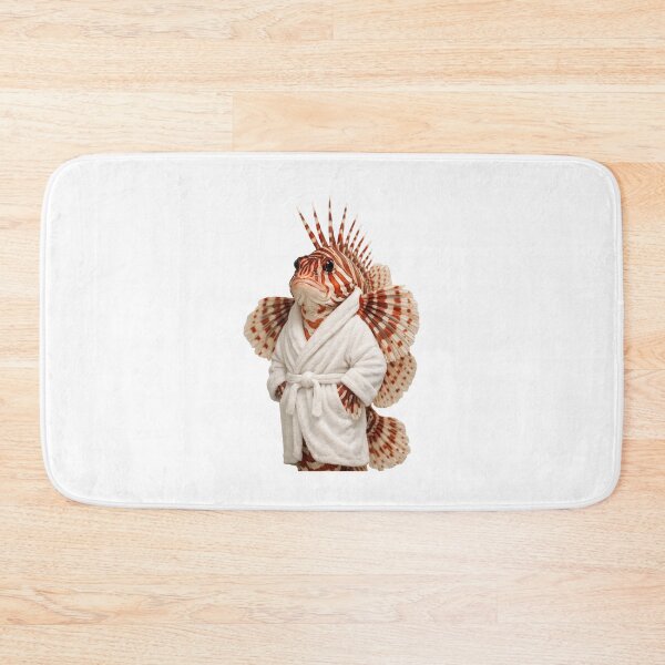 Item preview, Red Lionfish Fluffy Bathrobe designed and sold by Sillytoe.