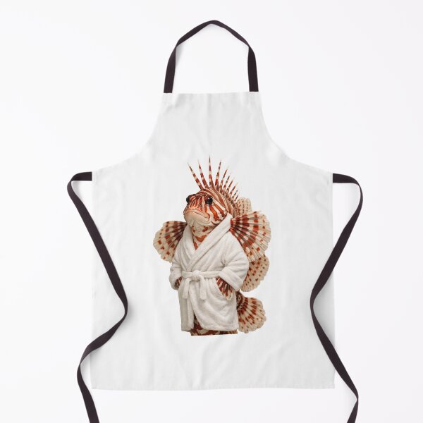 Item preview, Red Lionfish Fluffy Bathrobe designed and sold by Sillytoe.