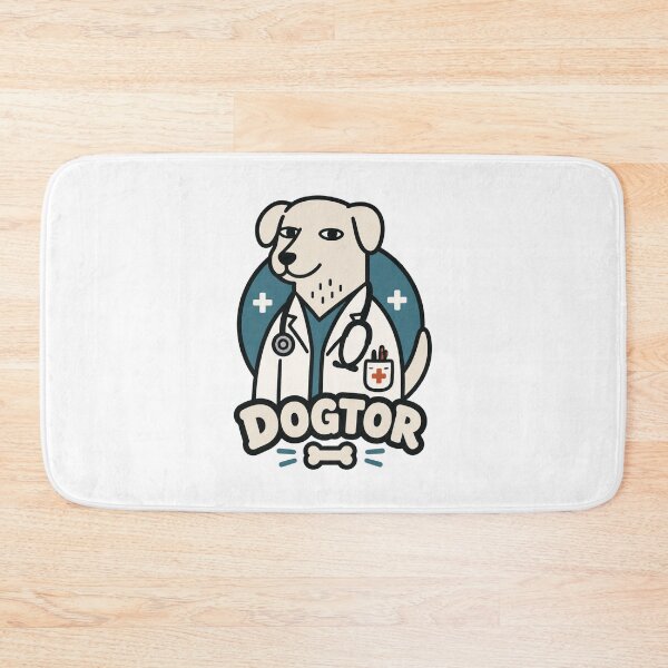 Item preview, Dogtor Cute Dog Veterinary Humor Design for Animal Lovers designed and sold by Piiouf.