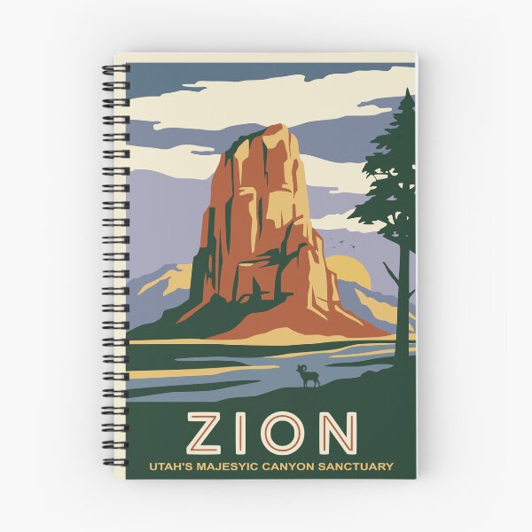 Item preview, Vintage Zion Utah Majestic Canyon designed and sold by Travelpeak.