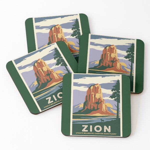 Item preview, Vintage Zion Utah Majestic Canyon designed and sold by Travelpeak.