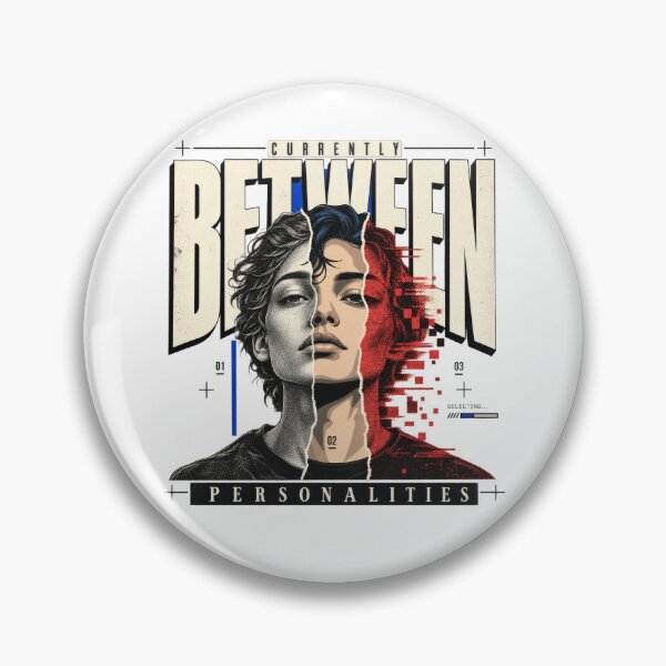 Item preview, Currently Between Personalities Funny Identity Crisis Design designed and sold by Trendy-Artistry.
