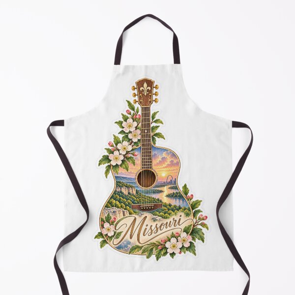 Item preview, Missouri Ozark River Guitar designed and sold by Whimspired By Paxx.