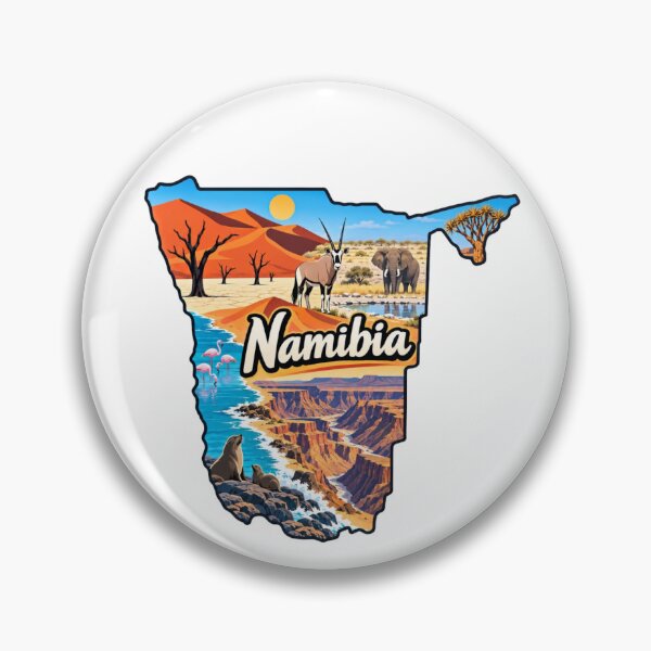Item preview, Namibia Country Map designed and sold by Myra365Art.