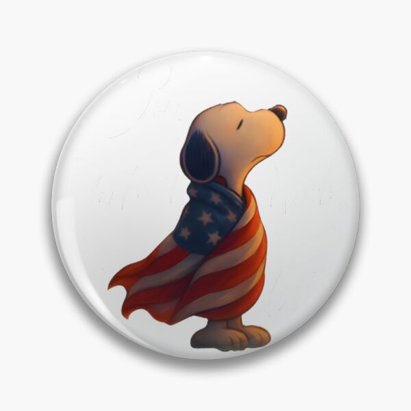 Item preview, Patriotic Snoopy with American Flag for 4th of July Celebration designed and sold by Trendy Tee.