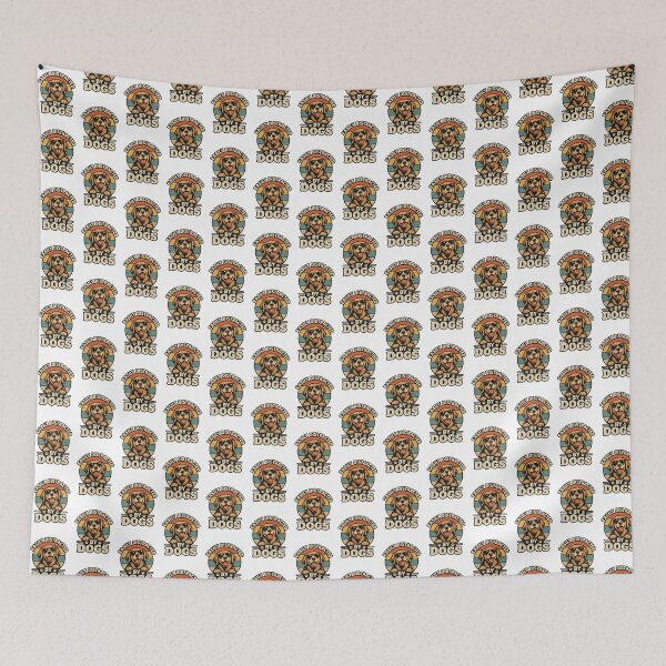 Item preview, Easily Distracted By Dogs Vintage Retro Funny Dog Lover Design designed and sold by Piiouf.