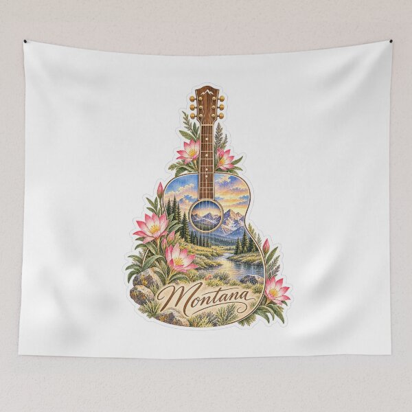 Item preview, Montana Big Sky Guitar designed and sold by Whimspired By Paxx.