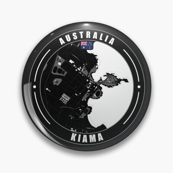 Item preview, Kiama Australia City Map  designed and sold by Thistle-TShop.