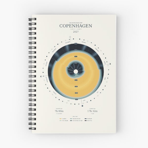 Item preview, Copenhagen 2027 Sun & Moon Calendar designed and sold by Jasson.