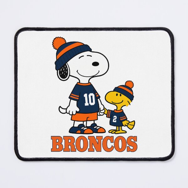 Item preview, Snoopy & Woodstock Denver Broncos Football Retro F195 designed and sold by GLUVY-THEME.