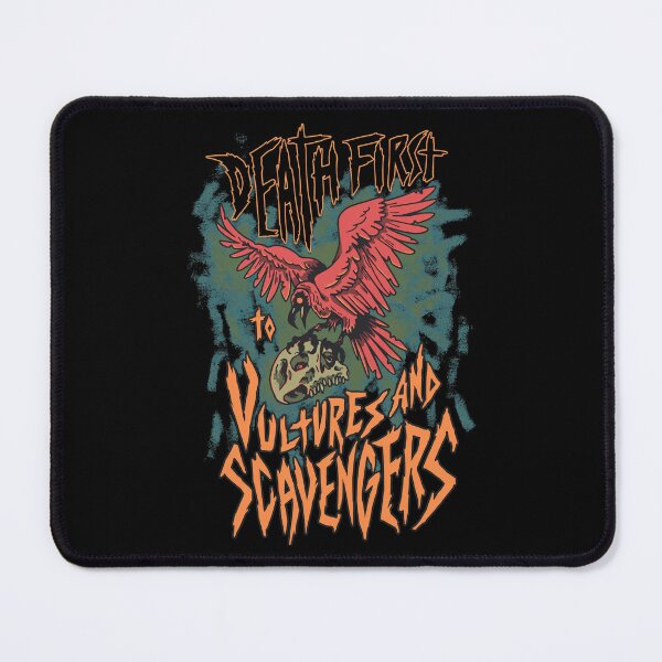 Item preview, Death First Vultures Scavengers Bird Skull designed and sold by GLORIARNICA.