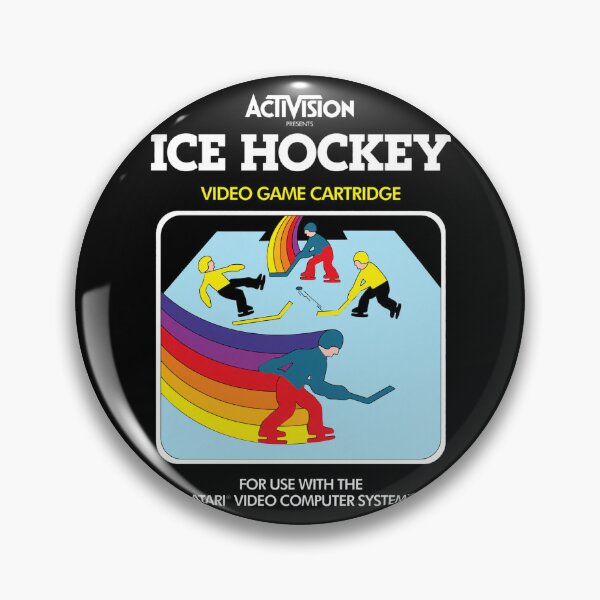 Item preview, Vintage 80s Video Game Ice Hockey Art designed and sold by CONNCOLEM.