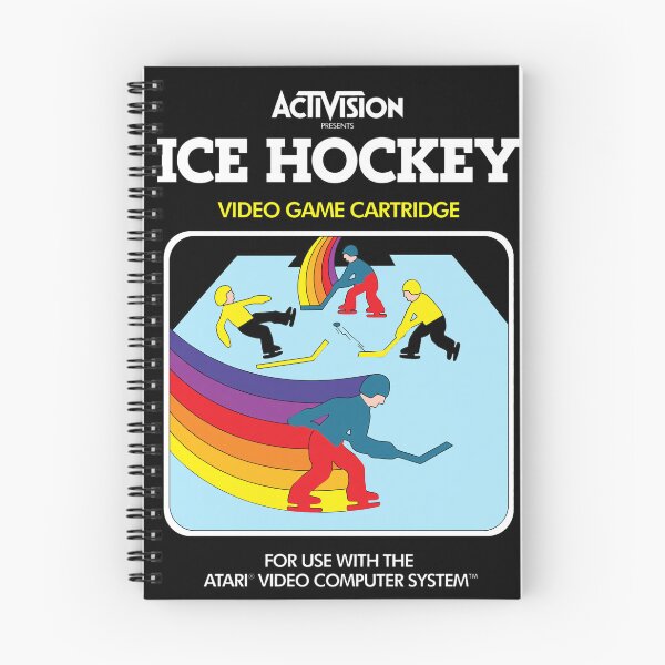 Item preview, Vintage 80s Video Game Ice Hockey Art designed and sold by CONNCOLEM.