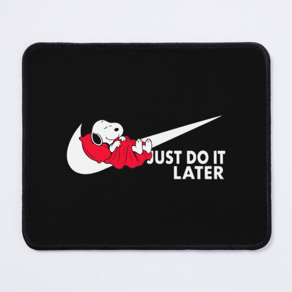Item preview, Lazy Snoopy Cartoon Character with Just Do It Later Quote designed and sold by Trendy Tee.
