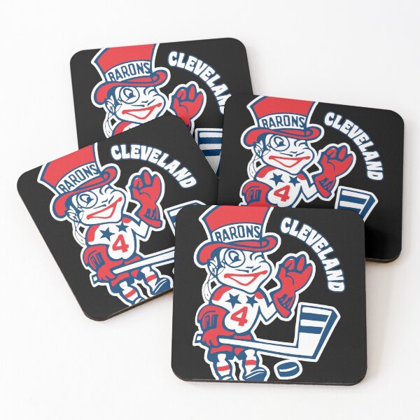 Item preview, Vintage Cleveland Barons Hockey Mascot designed and sold by CONNCOLEM.