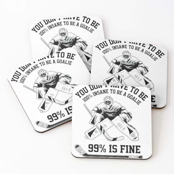 Item preview, Insane Goalie Hockey Defensive Player Quote designed and sold by CONNCOLEM.