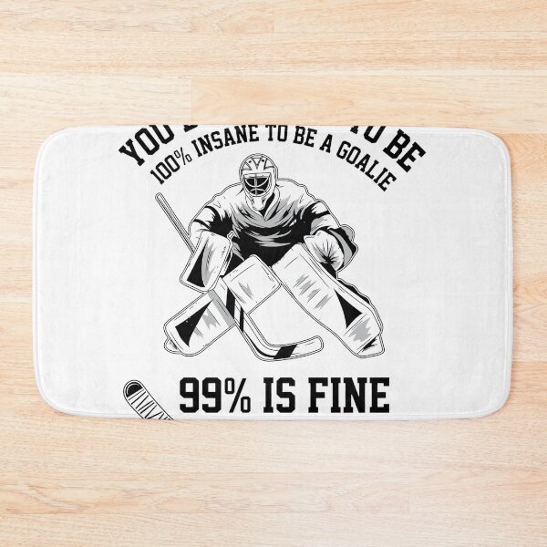 Item preview, Insane Goalie Hockey Defensive Player Quote designed and sold by CONNCOLEM.