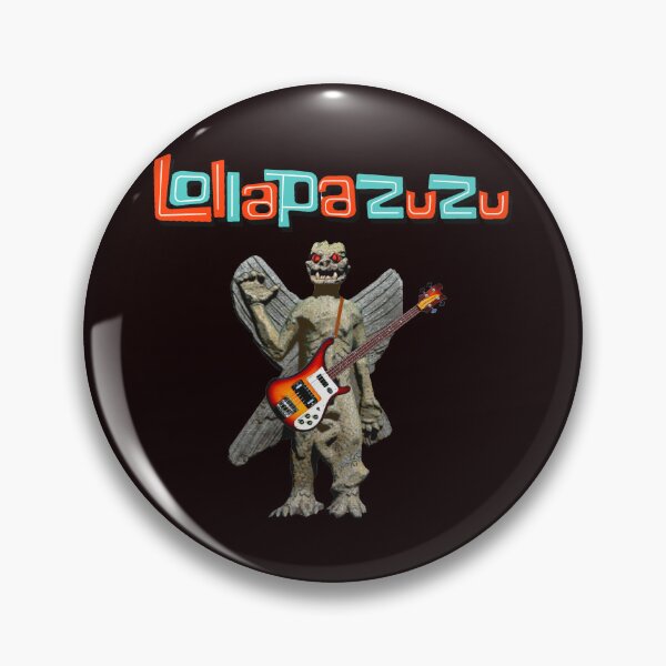 Item preview, Lollapalooza Pazuzu bass guitar logo designed and sold by VWscout2.