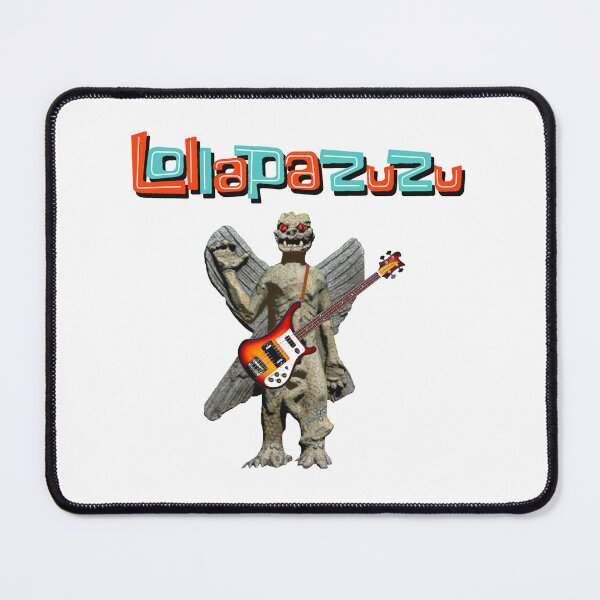 Item preview, Lollapalooza Pazuzu bass guitar logo designed and sold by VWscout2.