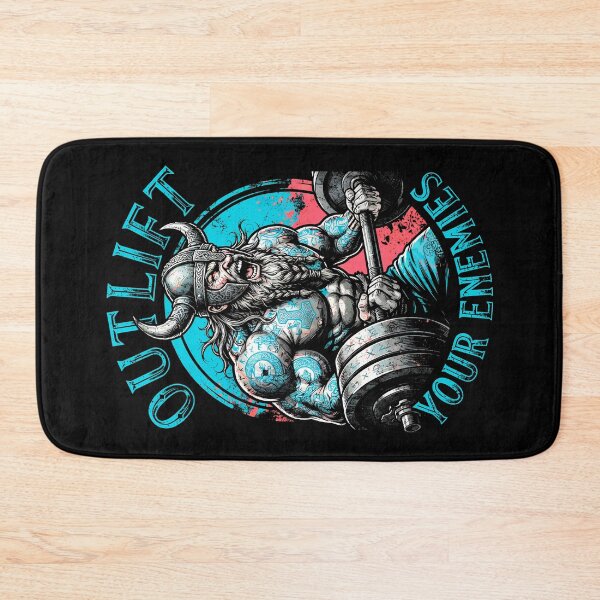 Item preview, Viking Gym Outlift Your Enemies Norse Bodybuilding Workout designed and sold by GrandeDuc.