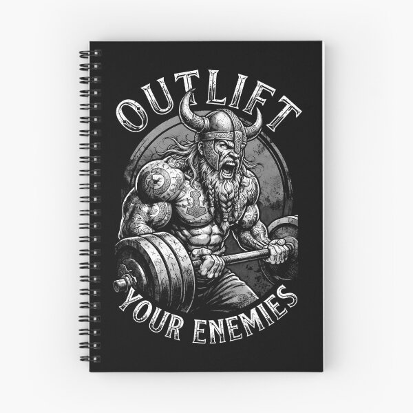 Item preview, Viking Gym Outlift Your Enemies Norse Bodybuilding Workout designed and sold by GrandeDuc.