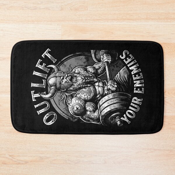 Item preview, Viking Gym Outlift Your Enemies Norse Bodybuilding Workout designed and sold by GrandeDuc.