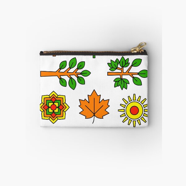 Item preview, Scandinavian Autumn Geometric Flat Vector Icon Set with Abstract Flower designed and sold by NUSA NIPA.