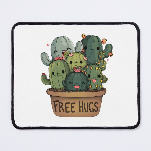Item preview, Adorable Cute Cactus Illustration for Nature Lovers and Plant Enthusiasts designed and sold by StrangeDesigns.