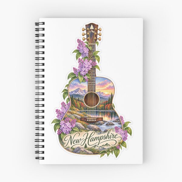 Item preview, New Hampshire White Mountains Guitar designed and sold by Whimspired By Paxx.