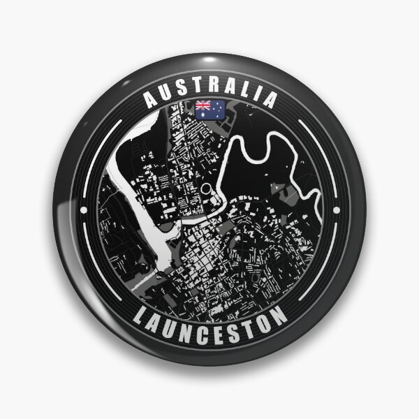 Item preview, Launceston Australia City Map  designed and sold by Thistle-TShop.