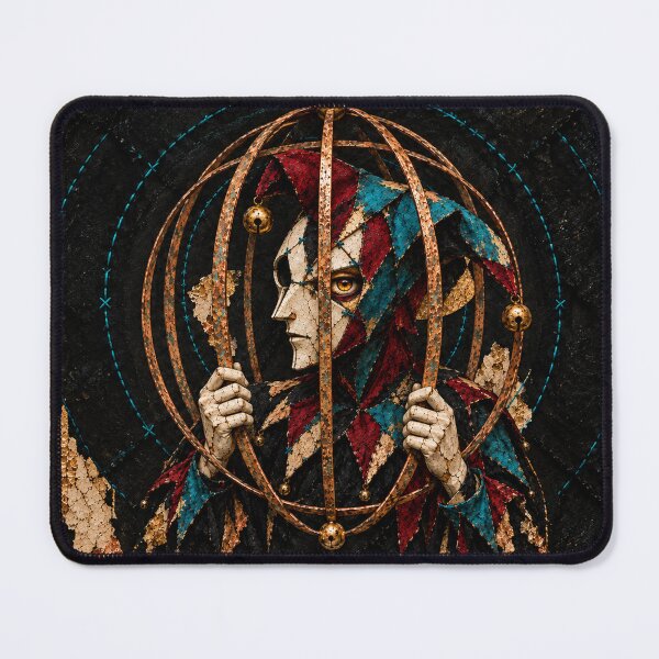 Item preview, Harlequin Behind the Golden Cage designed and sold by Qenlo.