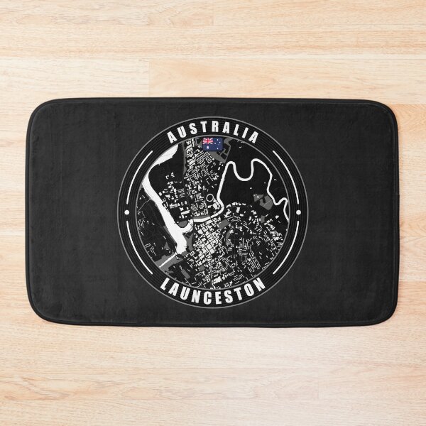 Item preview, Launceston Australia City Map  designed and sold by Thistle-TShop.