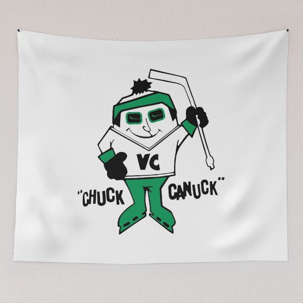 Item preview, Vintage Chuck Canuck Retro Hockey Mascot designed and sold by CONNCOLEM.