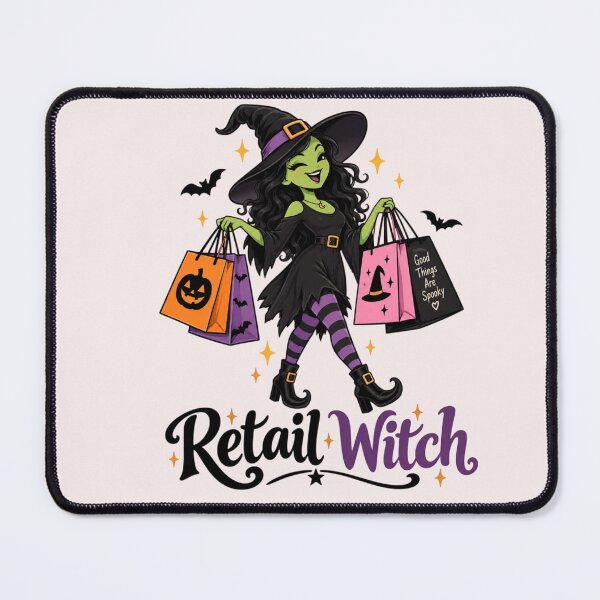 Item preview, Retail Witch – Funny Halloween Shopping Witch Cute Spooky Gift designed and sold by Sanika arts .