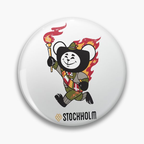 Item preview, Retro Athletic Mascot Stockholm Torch Runner designed and sold by CONNCOLEM.