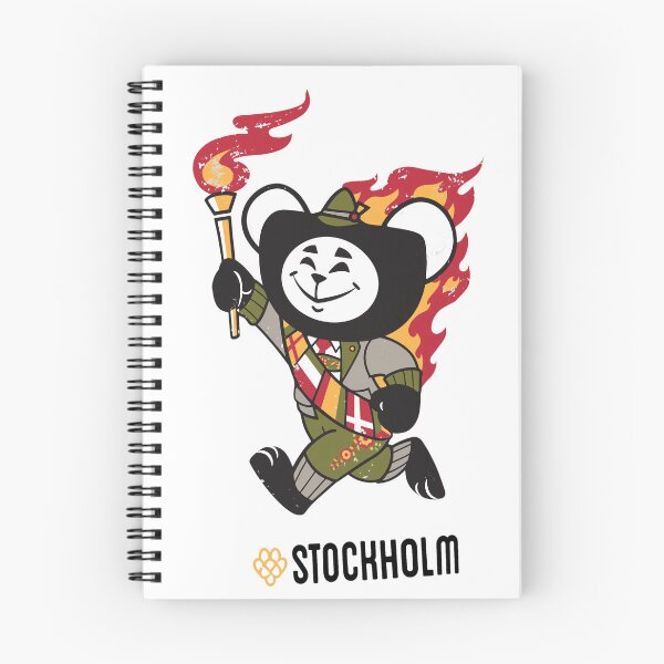 Item preview, Retro Athletic Mascot Stockholm Torch Runner designed and sold by CONNCOLEM.