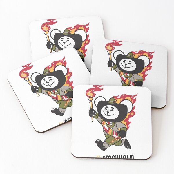 Item preview, Retro Athletic Mascot Stockholm Torch Runner designed and sold by CONNCOLEM.