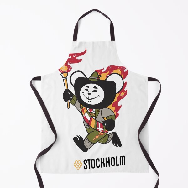 Item preview, Retro Athletic Mascot Stockholm Torch Runner designed and sold by CONNCOLEM.