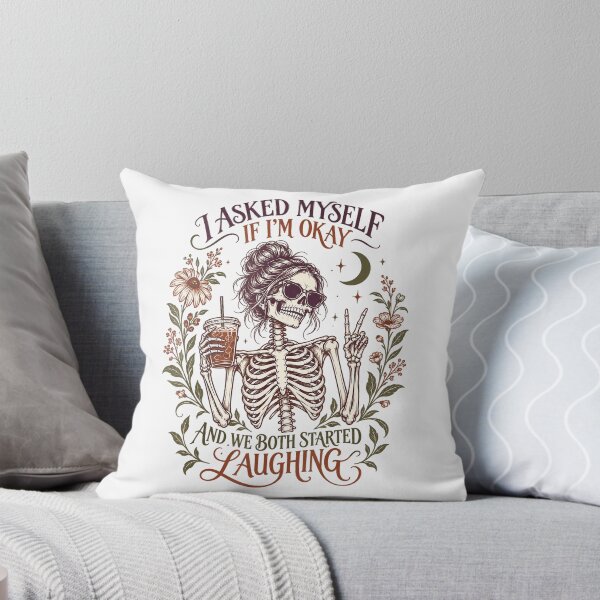 Item preview, I Asked Myself If I’m Okay Skeleton designed and sold by VioletNance.