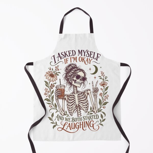Item preview, I Asked Myself If I’m Okay Skeleton designed and sold by VioletNance.