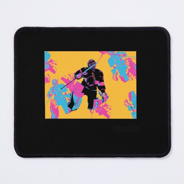 Item preview, Neon Pop Art Ice Hockey Goalie Silhouette designed and sold by CONNCOLEM.