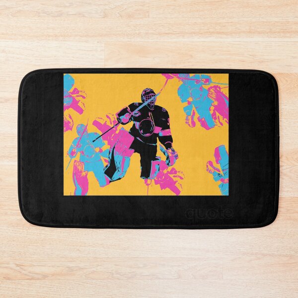 Item preview, Neon Pop Art Ice Hockey Goalie Silhouette designed and sold by CONNCOLEM.