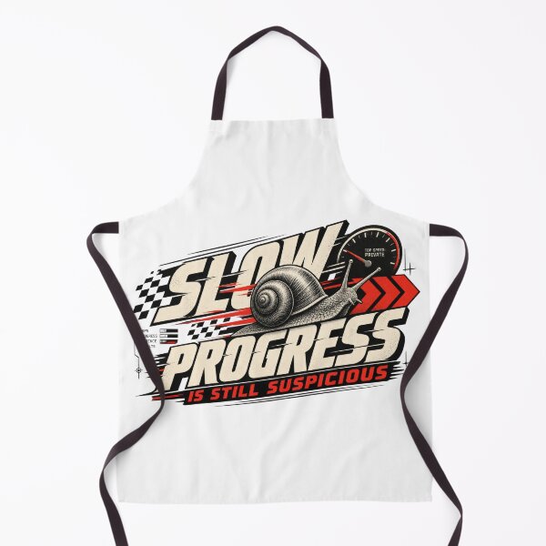 Item preview, Slow Progress Is Still Suspicious Funny Snail Motivation Design designed and sold by Trendy-Artistry.