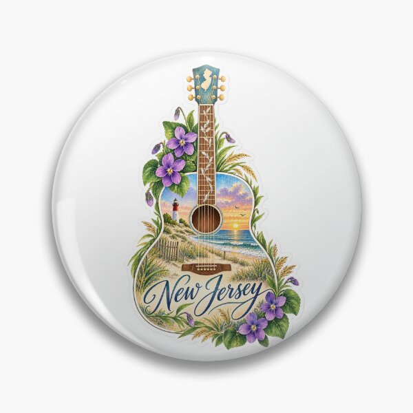 Item preview, New Jersey Shore Guitar designed and sold by Whimspired By Paxx.