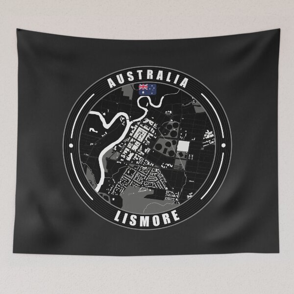 Item preview, Lismore Australia City Map  designed and sold by Thistle-TShop.