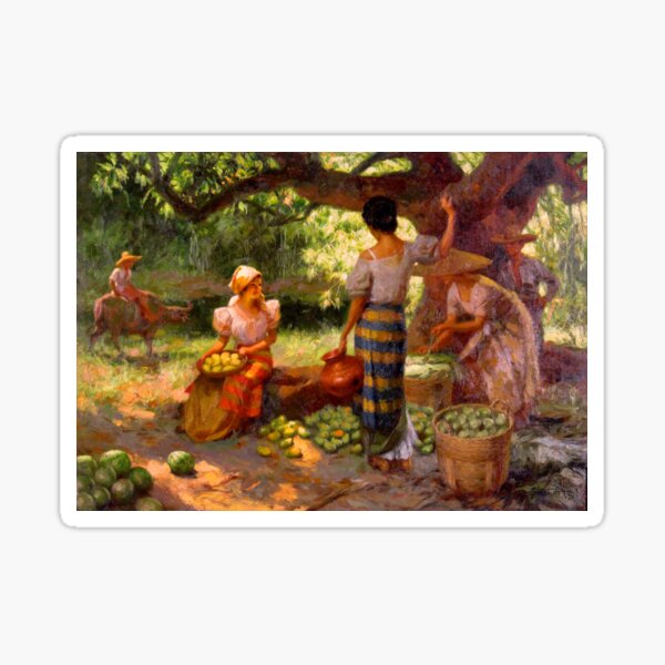 Item preview, The Fruit Pickers Under the Mango Tree  designed and sold by RBEnt.