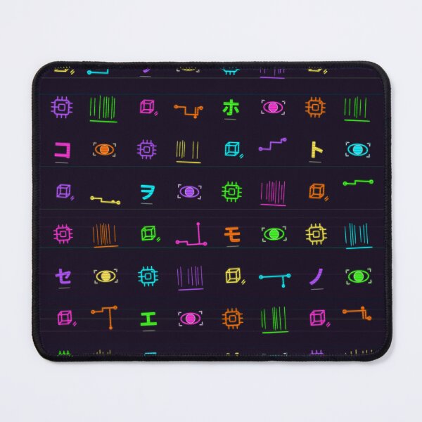 Item preview, Cyberpunk Matrix Code Katakana Tech Seamless Pattern designed and sold by KungPowUnicorn.