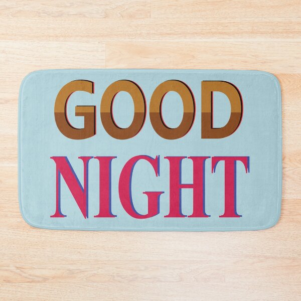 Item preview, Good Night Retro Typography Design designed and sold by Mdjahirulsk.